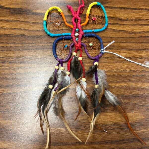 Multicolor Butterfly Dreamcatcher