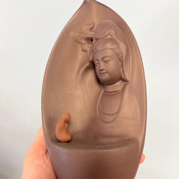 Kwan Yin Terracotta Backflow