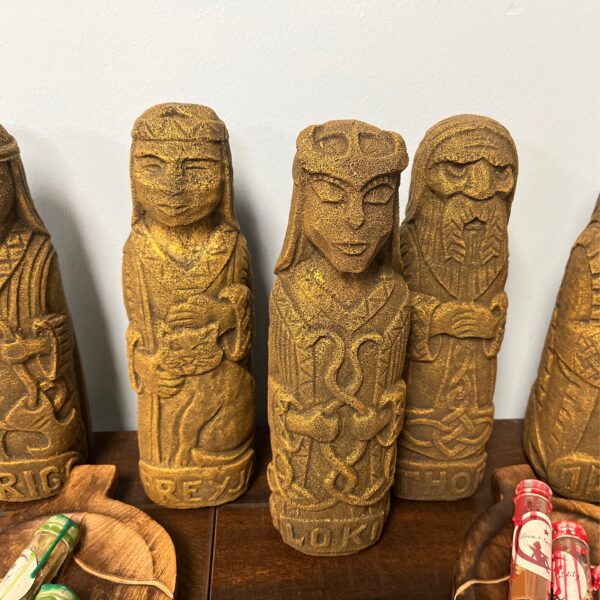 Volcanic Stone Statue 10”