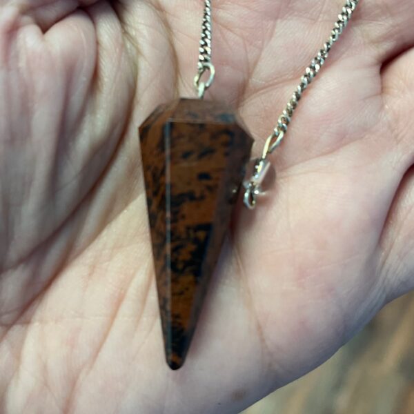Mahogany Obsidian Pendulum