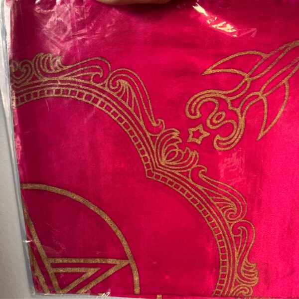 Hot Pink Triple Moon Cloth 21x21