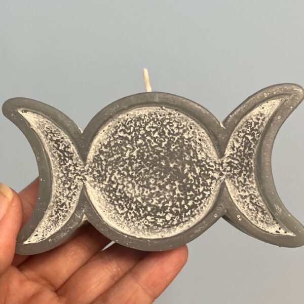 Triple Moon Sacred Symbol Candle