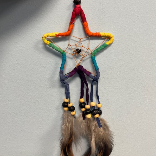 3” Multicolored Star Dreamcatcher