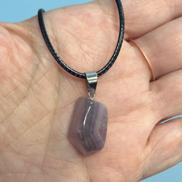 Amethyst Tumble Pendant