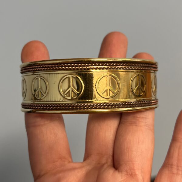 Peace Copper Bracelet