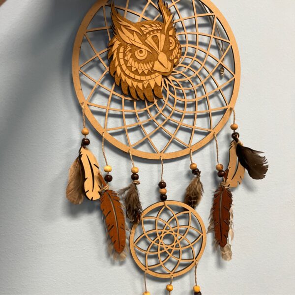 Owl Wooden Dreamcatcher