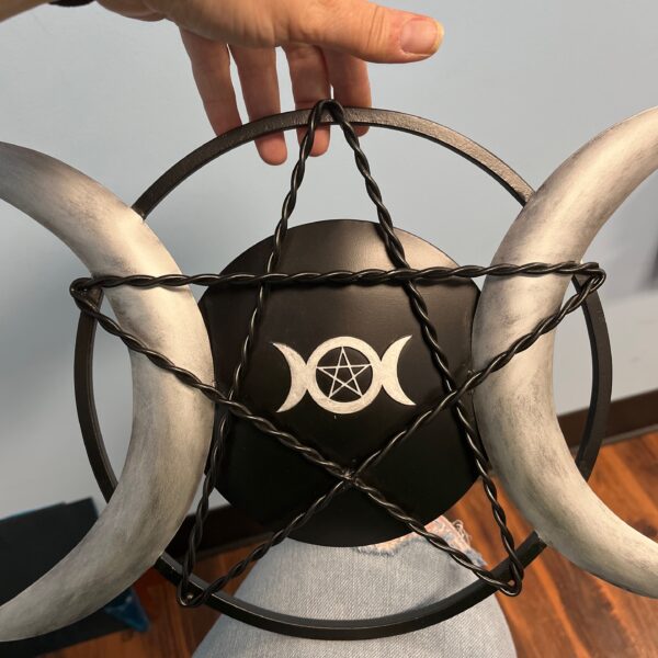 Triple Moon Wall Hanging 14”