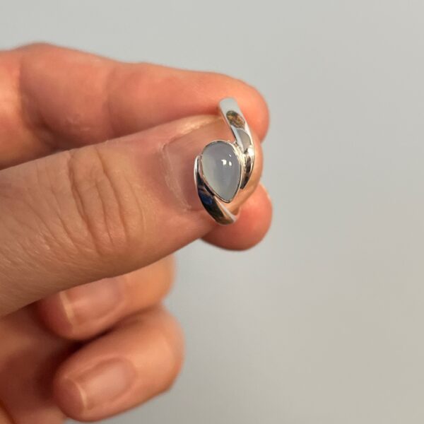 Chalcedony Ring Sterling Silver