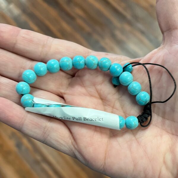 Blue Howlite Pull Bracelet