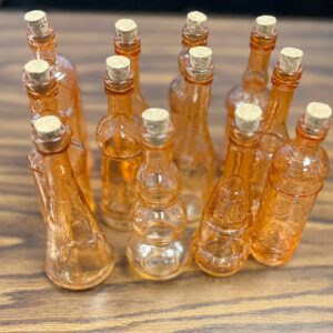 Orange Bottle with Stopper