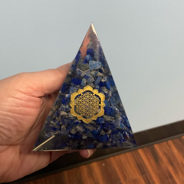 Lapis Lazuli Orgone Pyramid