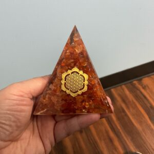 Carnelian Orgone Pyramid