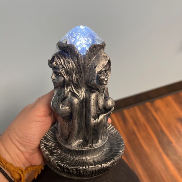 Maiden Mother Crone LED Sphere Holder