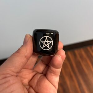 Pentacle Chime Holder Black