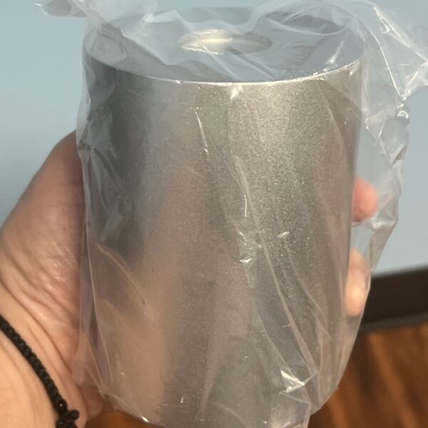 Silver Pillar Candle