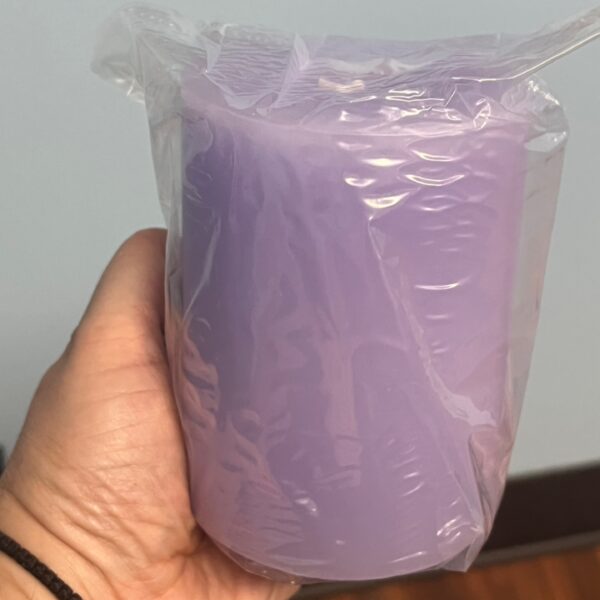 Purple Pillar Candle