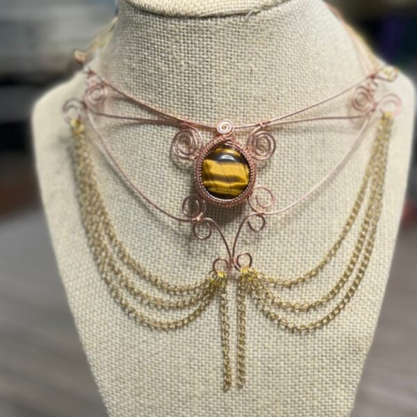 Tiger’s Eye Copper Wire