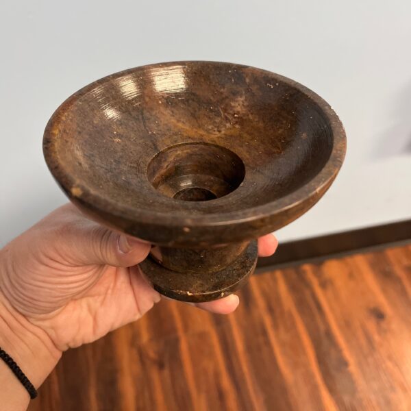 Soapstone Candleholder—Taper, Pillar, Smudge Burner
