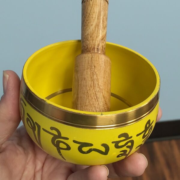 Yellow Singing Bowl 3”D