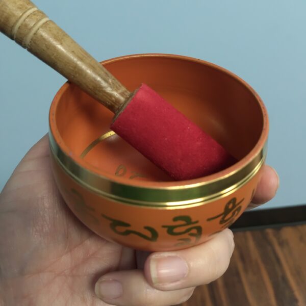 Orange Singing Bowl 3”D