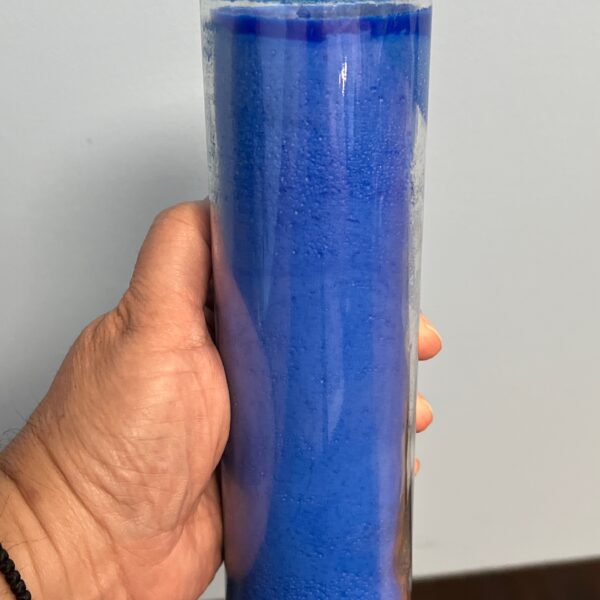 Blue Bottle Candle 72-80 Hours