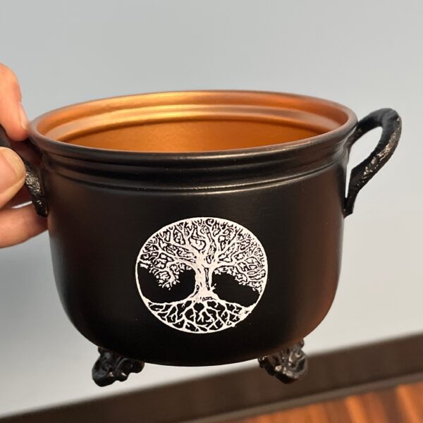Tree of Life Metal Cauldron