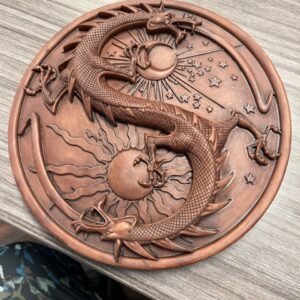 Double Dragon Alchemy Plaque