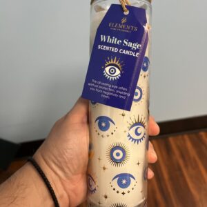 White Sage/Eye of Protection Candle