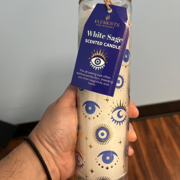 White Sage/Eye of Protection Candle