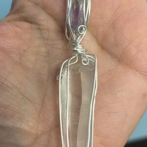 Fluorite & Quartz 925 Silver/Stainless