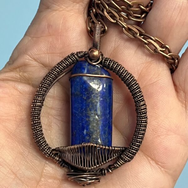 Lapis Lazuli Copper Wire