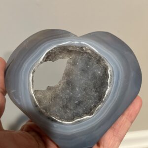 Druzy Agate Heart