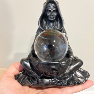 Witchy Woman With Gazing Ball