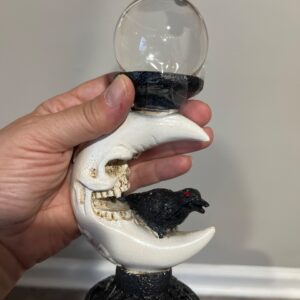 Moon & Crow w/Gazing Ball 50 mm