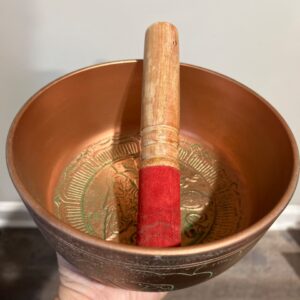 Metal Singing Bowl 6”D