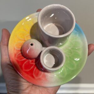 Multicolor Smudge, Palo, & Incense Burner