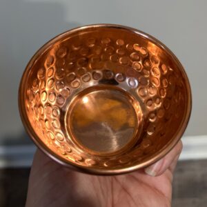 Hammered Copper Offering Bowl