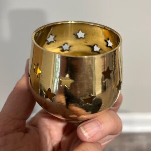 Brass Tea/Votive Holder