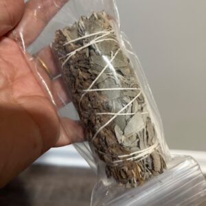 White Sage & Lavender Smudge 4”