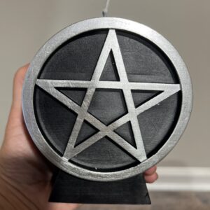 Pentacle Candle