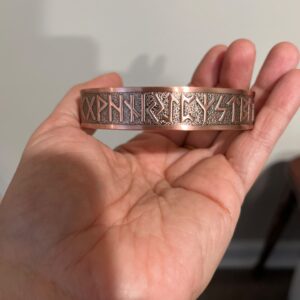 Rune Copper Bracelet