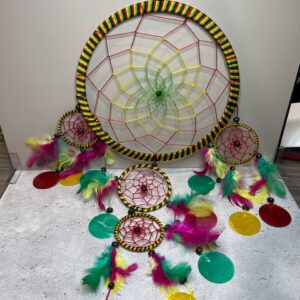 Multicolored Dream Catcher 8”