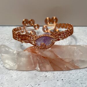 Amethyst Bracelet Copper