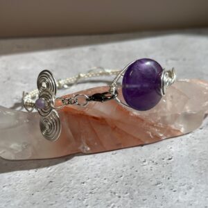 Amethyst Bracelet Sterling Silver