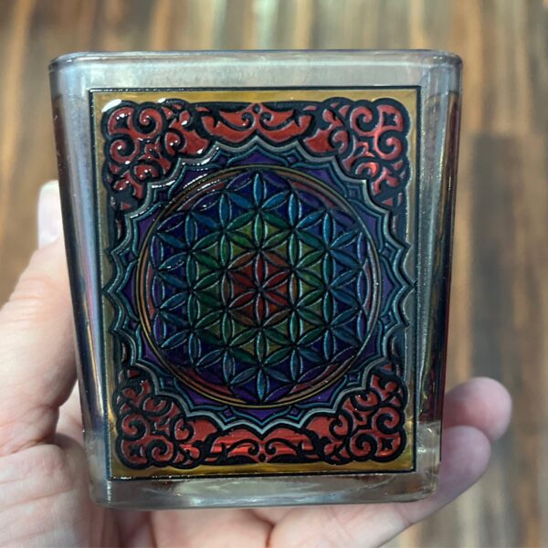 Flower of Life Votive Hldr