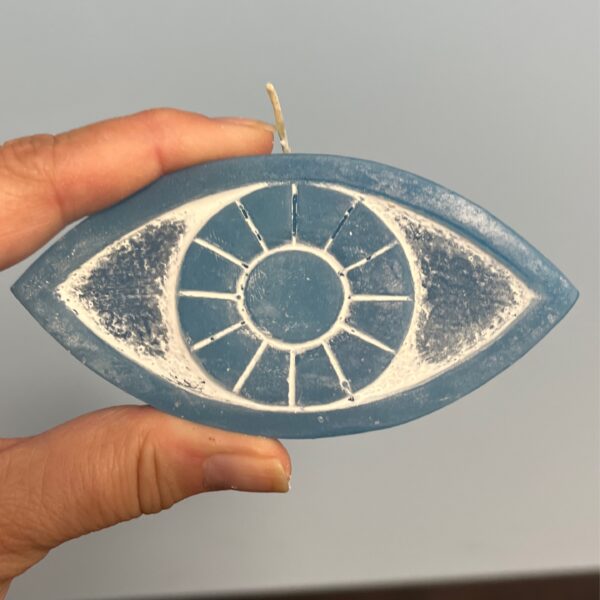 Eye of Protection Sacred Symbol Candle