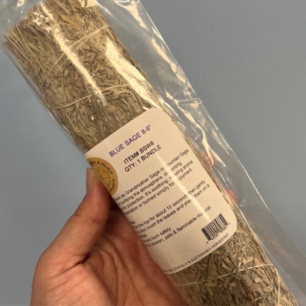 Blue Sage Smudge 8-9" White Sage Alternative