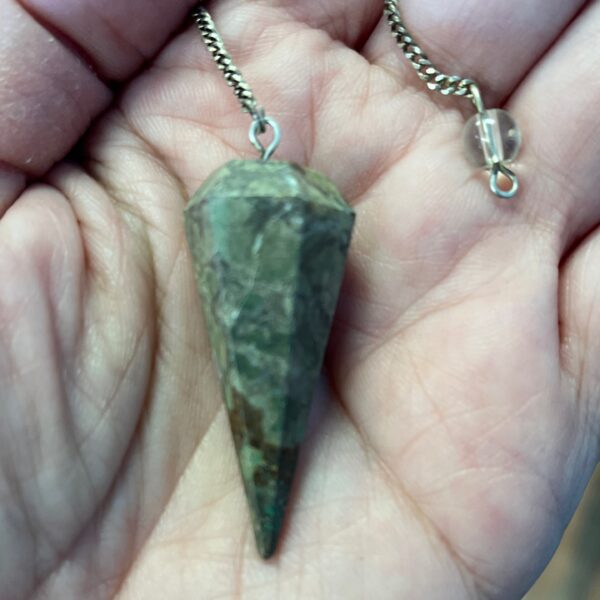 Ruby Fuchsite Pendulum