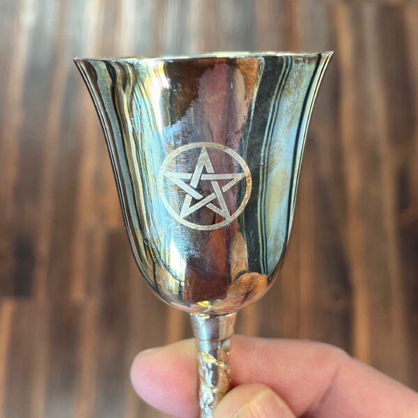 Pentacle Silver Plated Chalice