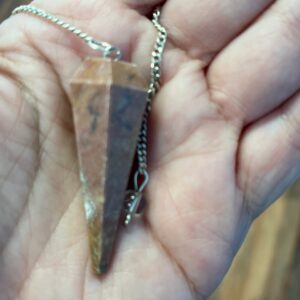 Rhodochrosite Pendulum